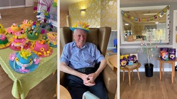 Easter weekend celebrations delight Nottingham care home Residents
